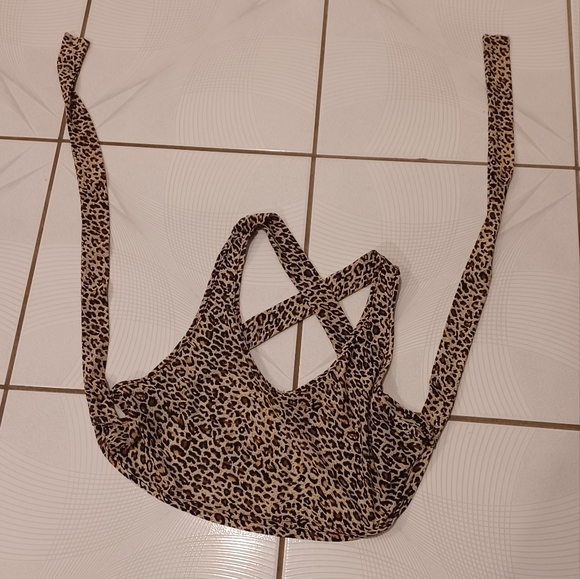 4/$40 Animal Print Halter Top - Size S - Picture 6 of 8